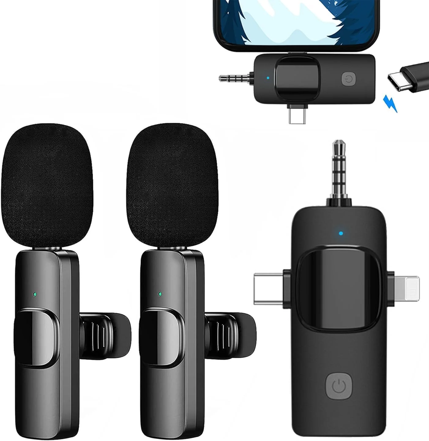 🎤 Wireless Lavalier Microphone