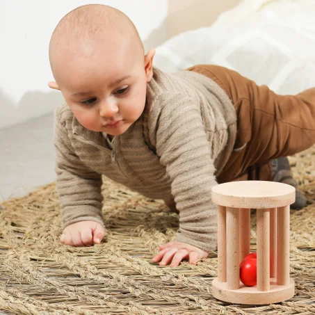 Hochet Cylindre à Billes - Montessori