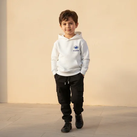 Ensemble " L'Astronaute " - Sweat à capuche & Pantalon cargo