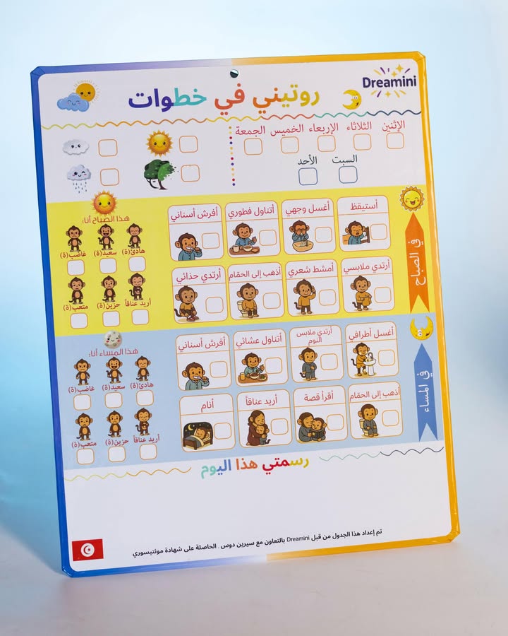 Tableau ma routine en douceur