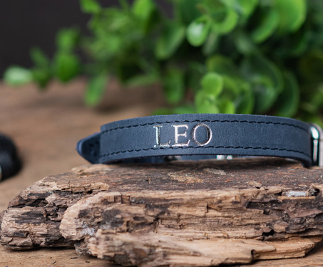 Personalized Leather Cat Collar, Personalized Cat Collar, Genuine Leather Cat Collar