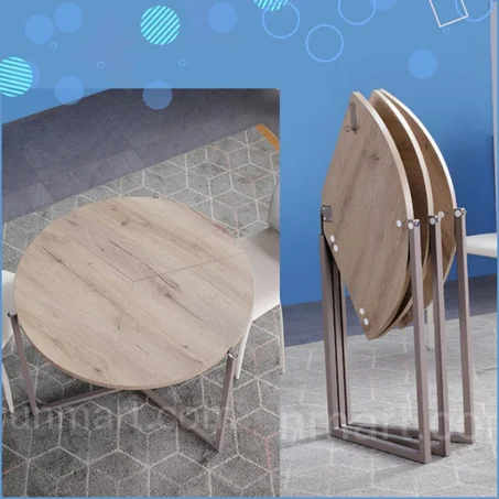 طاولة قابلة للطي والتحويل : حل عصري لمساحتك المحدودة