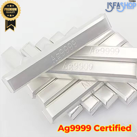 Pure Silver Bars – Certified Ag9999  | ISFASHOP®