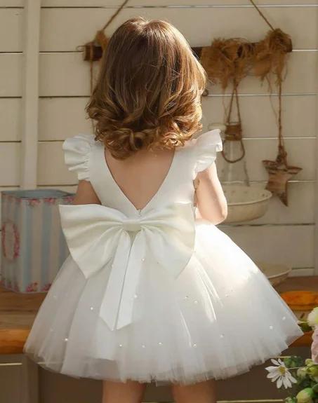 فستان فاخر وأنيق للبنات من 3 إلى 4 سنوات