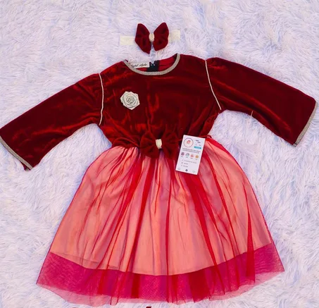 💖✨ فستان احتفالي مميز من 9 شهور إلى سنة 👶👗