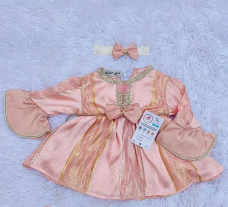 قفطان بناتي أنيق وفخم 🌺 – أصالة مغربية بلمسة عصرية ✨أسبوع واحد