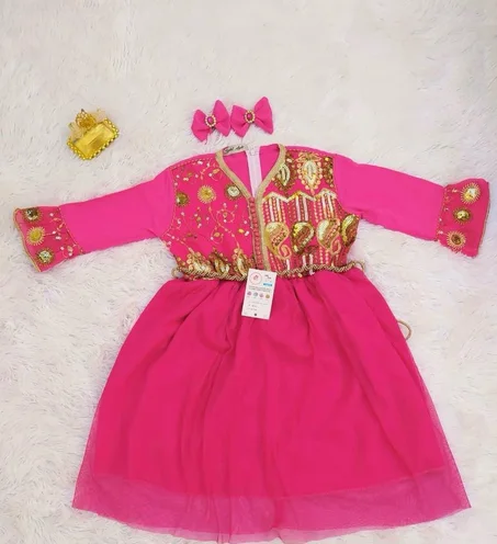 فستان فاخر للأميرات الصغيرات 4–5 سنوات 👑💎