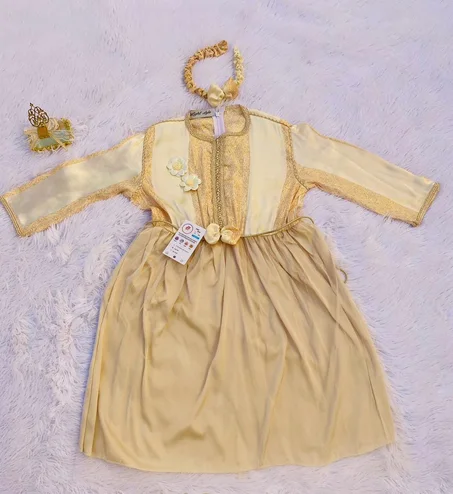 إطلالة أميرة صغيرة 5–6 سنوات 👑💎