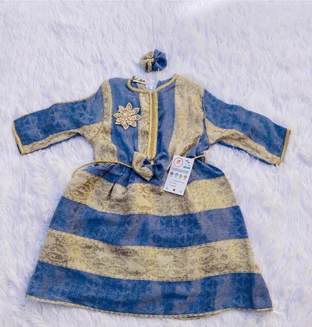 قفطان احتفالي فاخر 🌸 – خامة ممتازة وتفاصيل دقيقة 👑