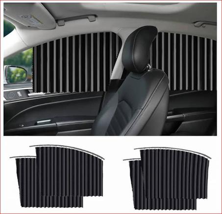 🔥مظلات السيارة المغناطيسية - حماية، خصوصية، وتركيب فوري (طقم 4 قطع)