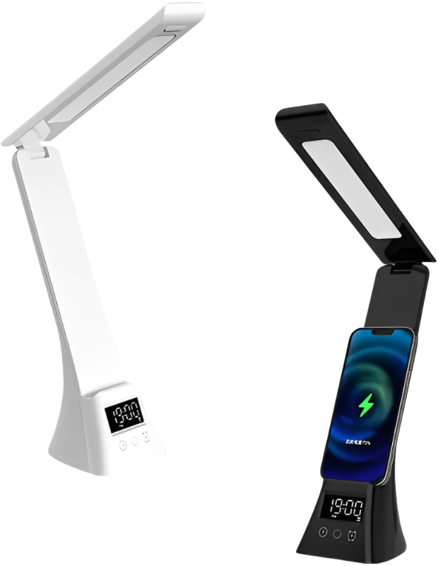 أبجورة فندقية التحكم من خلال تطبيق + منبة + شاحن لاسلكى