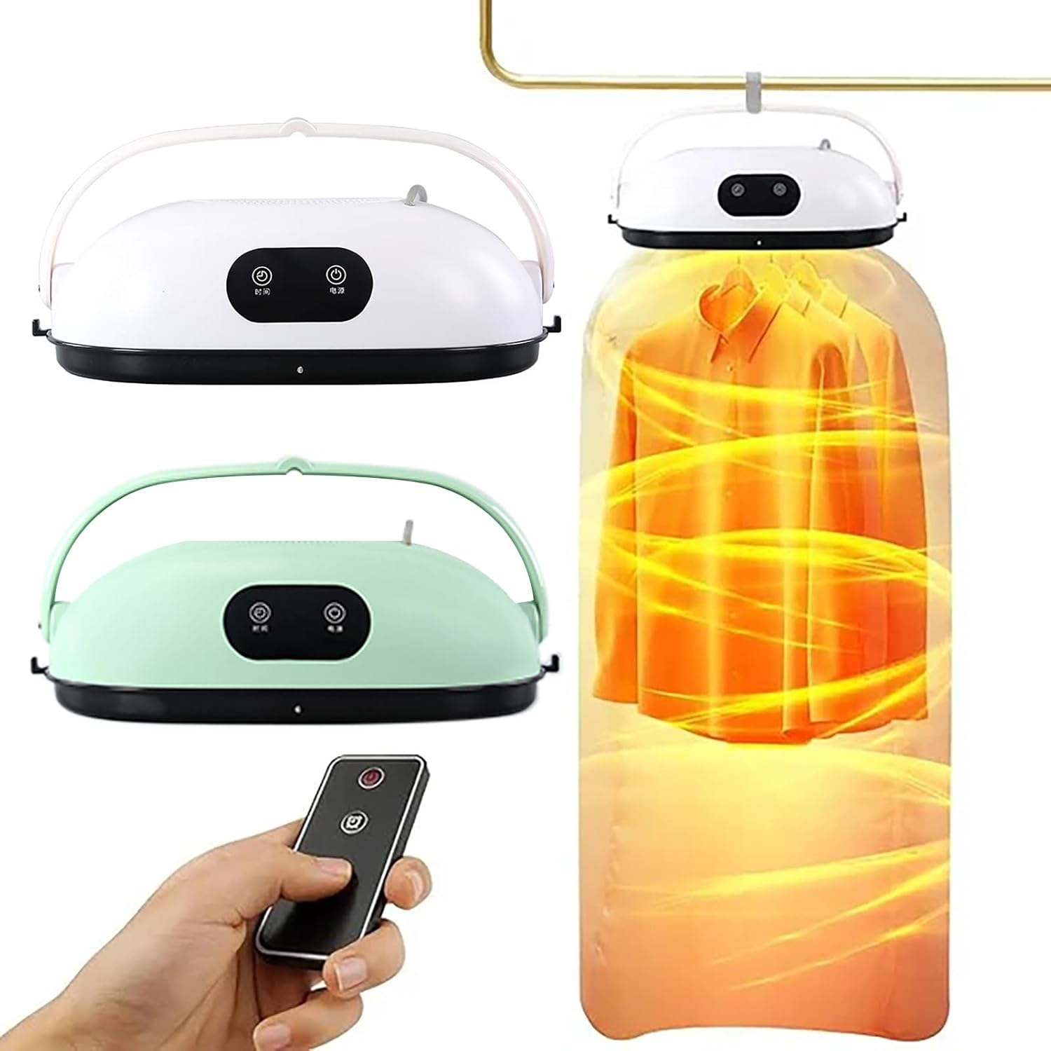 مجفف ملابس محمول +ضمان 6 أشهر