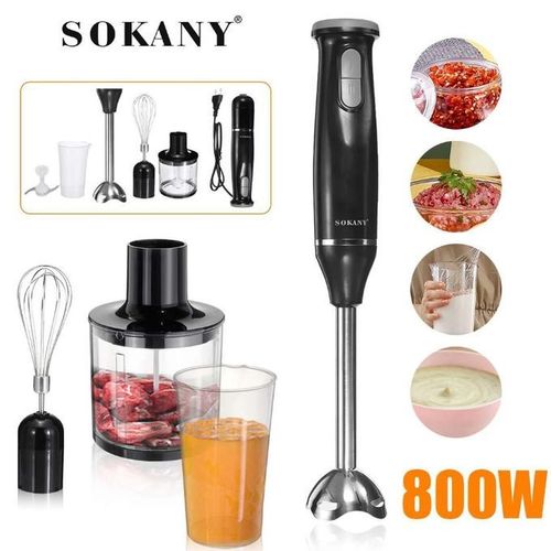 خلاط Silver Crest الالماني + طاحونة + محضرة طعام 3 لتر + هاند بلندر