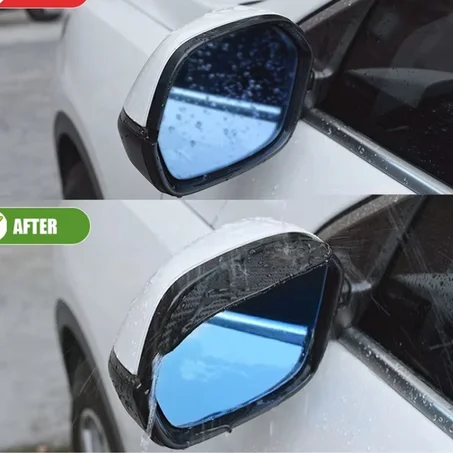 Carbon Fiber Car Mirror Rain Guards – Stylish Protection for Your Side Mirrors (2PCS Set)