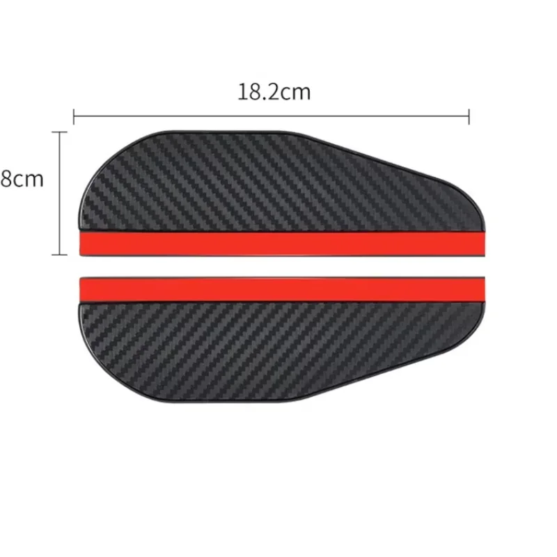 Carbon Fiber Car Mirror Rain Guards – Stylish Protection for Your Side Mirrors (2PCS Set)