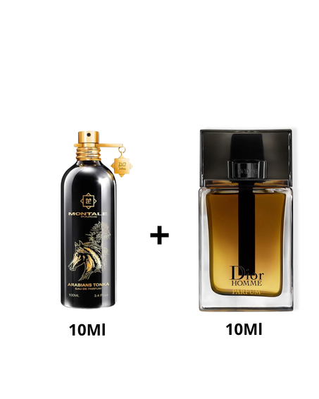 Arabian tonka + Dior homme intense