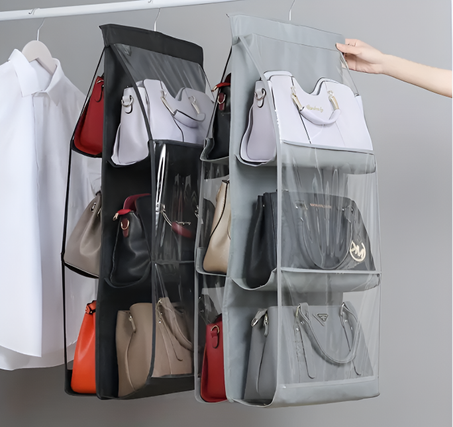 حقيبتك دائمًا مرتبة – منظم مدمج بـ 6 جيوب