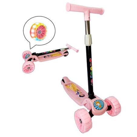 تروتنيت ذات 3 عجلات واسعة ومضيئة قابلة للطي