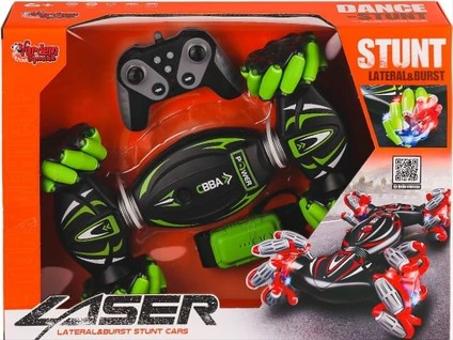 🧸 سيارة ذكية بهلوانية للأطفال - بتحكم مزدوج وحركات 360°