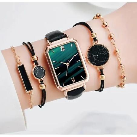 Ensemble de bijoux 5 Pièces noir