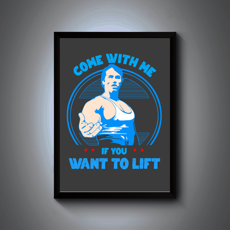 cadre lumineux come with me if you want to lift