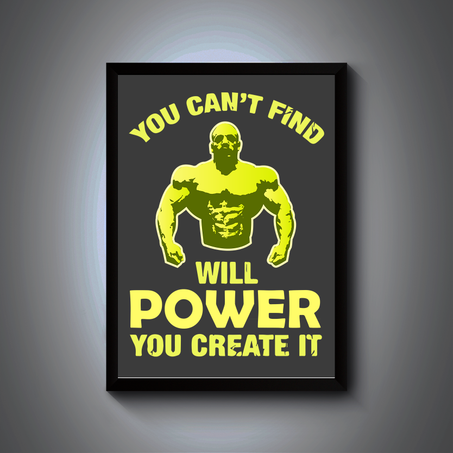 carde lumineux you cant find your power you create it