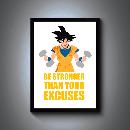 carde lumineux be stronger than your excuses