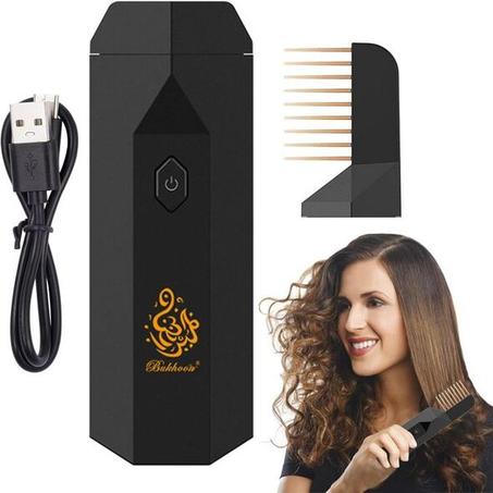 مبخرة زيت بخور كهربائية Brûleur d’encens électronique avec peignes à cheveux – Ramadan Bukhoon