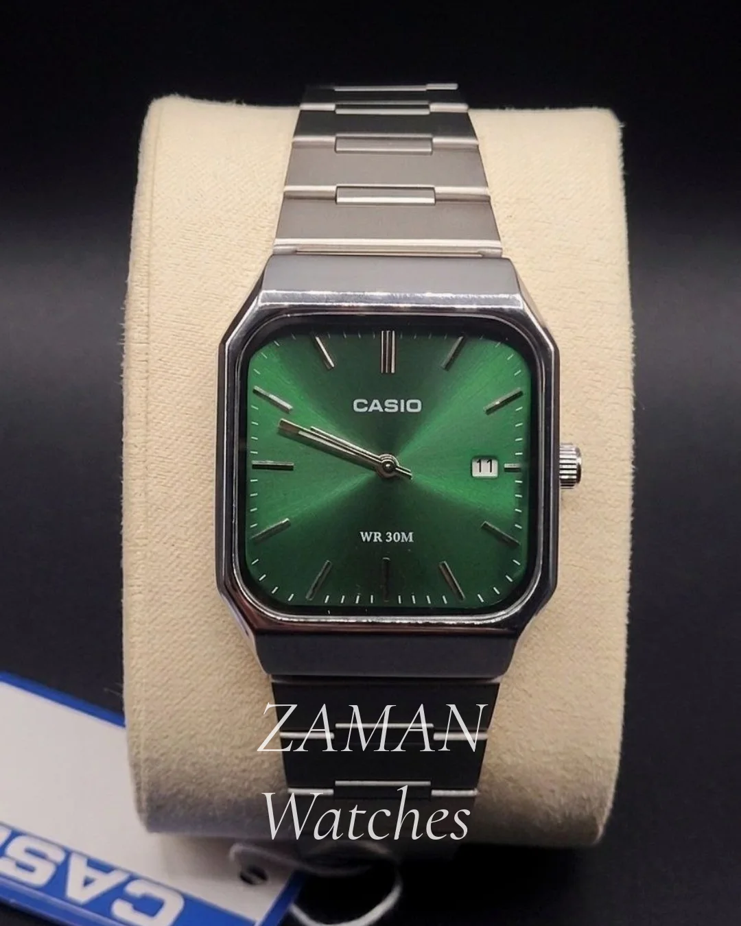 Casio Vintage Square – Vert Émeraude