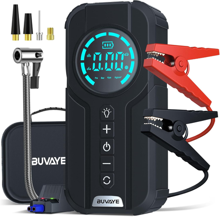 Démarreur; Gonfleur; Batterie (4 en 1 )