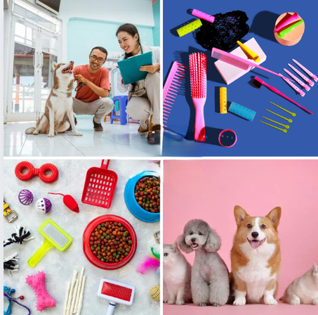 معدات ولوازم الحيونات الأليفة