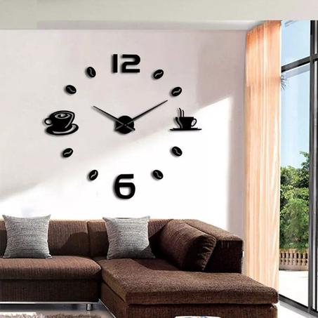 ساعة حائط كبيرة ثلاثية الابعاد