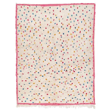 Azilal Rug with colored dots(ref: a44)