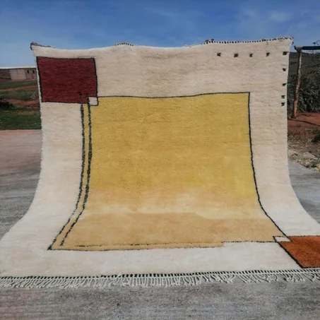 Red Thread of Sunlight Rug- Beni Mrir't Rug (ref: m073)