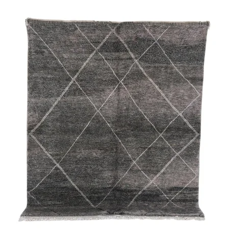 Warm Gray Beni Ourain Rug (ref: b11)
