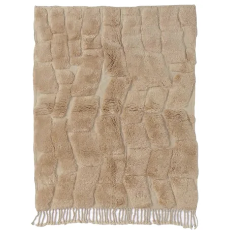 Atlas Taupe Beni Mrir't Rug (ref: m049)