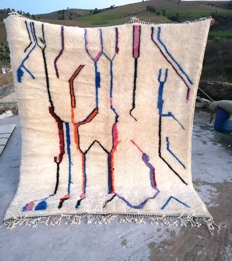 Moroccan Colorful Azilal Rug (ref: a05)