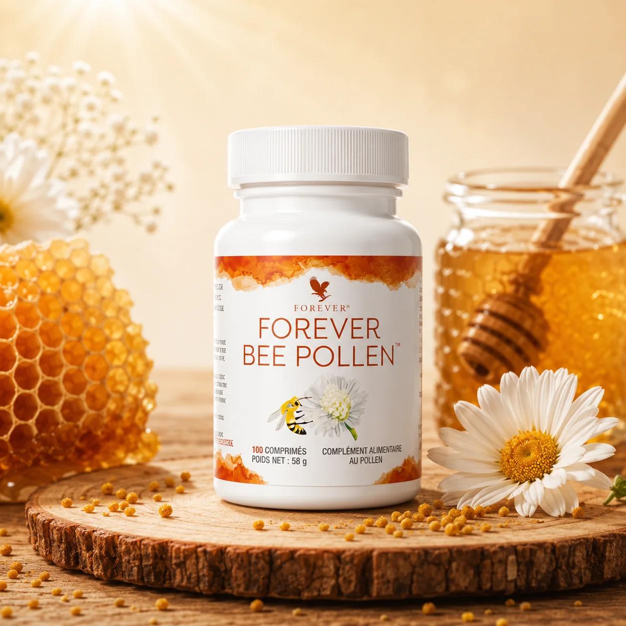 Forever bee pollen