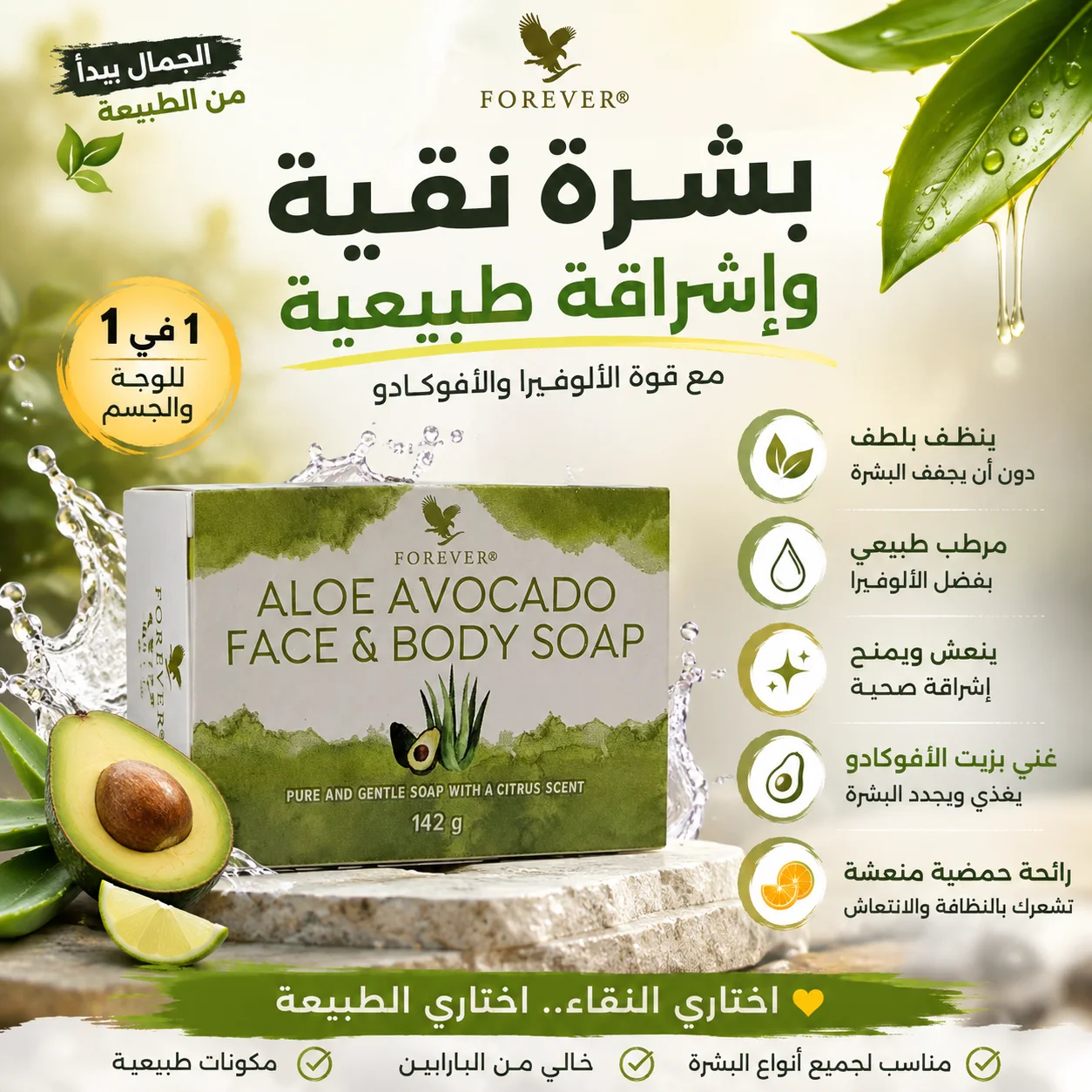 Avocado Face – Body Soap