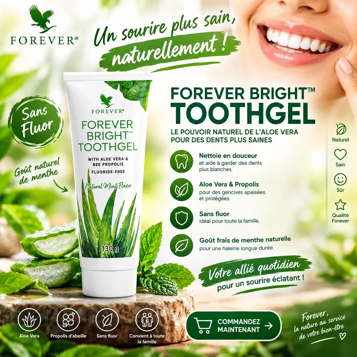 Forever bright toothgel