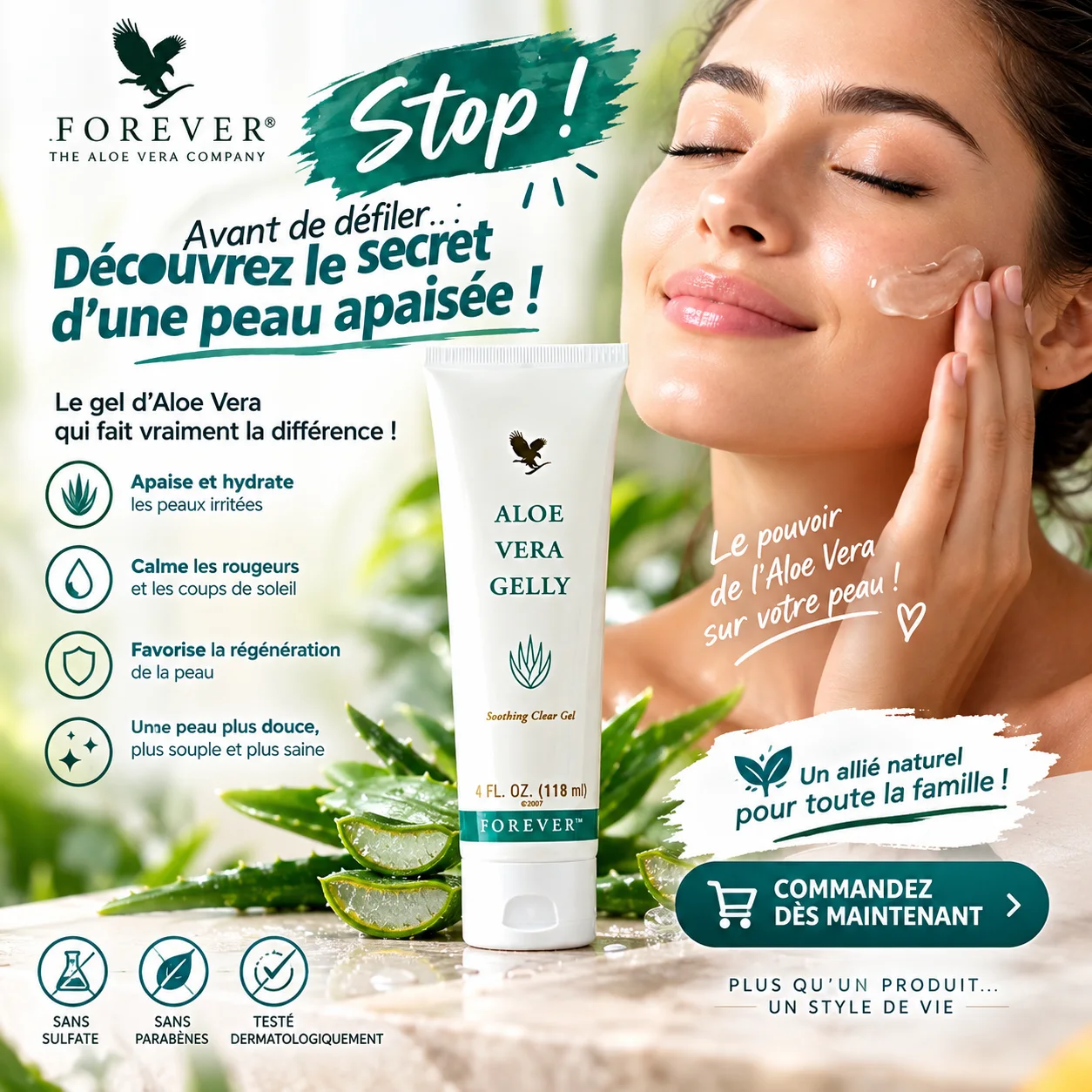 Forever Aloe Vera Gelly .