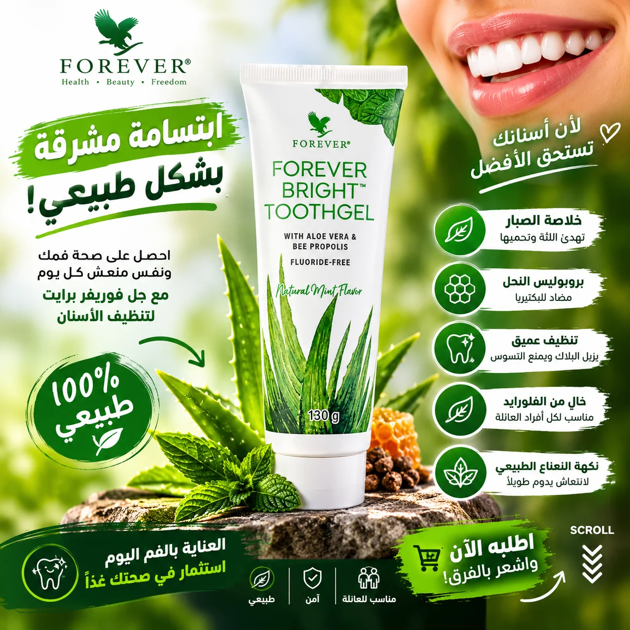 Forever bright toothgel