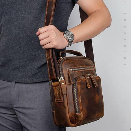sac à bandoulière Vintagepour hommes,