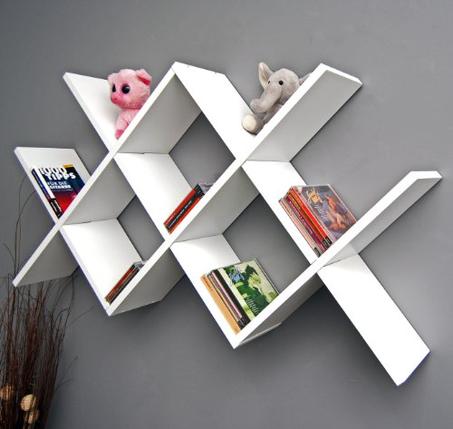 Etagère murale retro design, Etagère murale ,Bibliothèque Decoomid