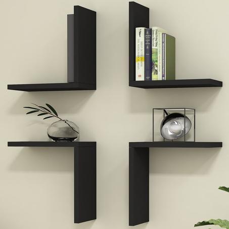 Étagère murale Decommid 4 pièces