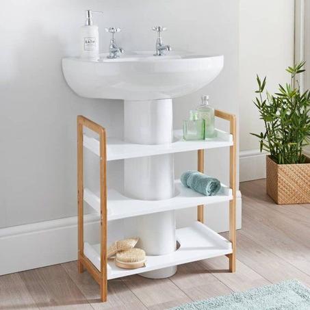 Meuble sous-évier sur pied Argos Home - Blanc