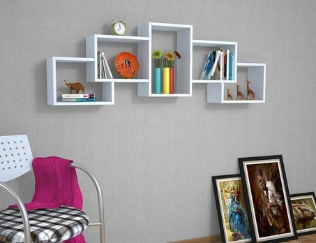 Étagère Murale - étagère à Livres pour décoration Design Moderne