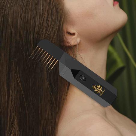 مبخرة الشعر الكهربائية مع مشط