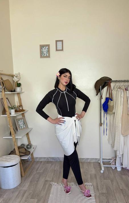 BURKINI NOIR BLANC
