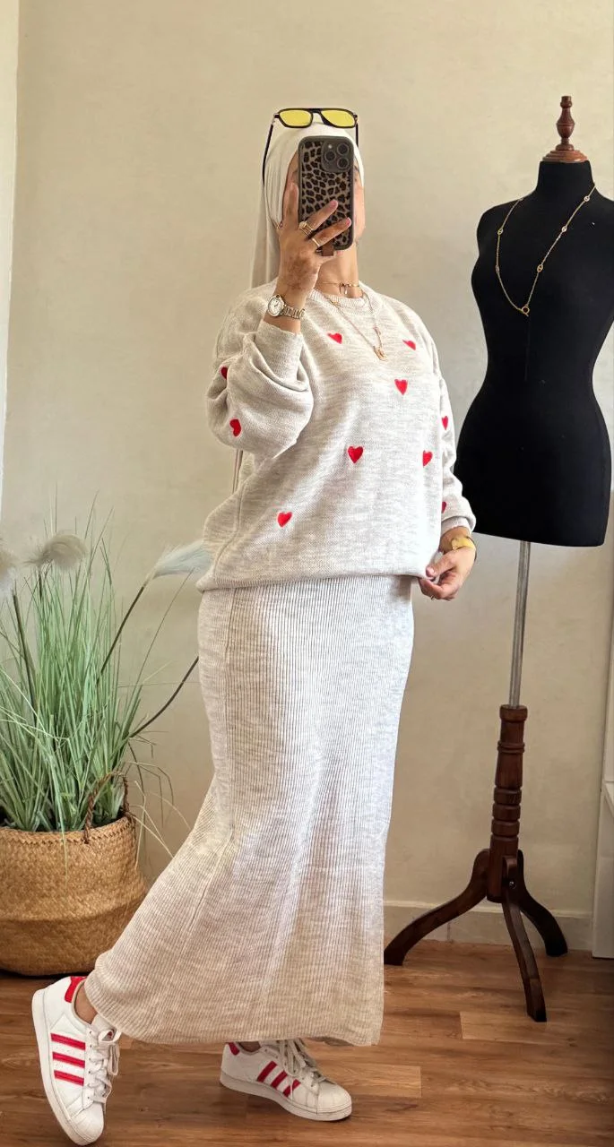 ENSEMBLE ROBE COEUR